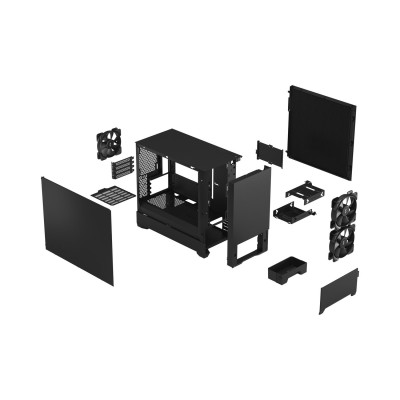 FRACTAL DESIGN Pop Mini Silent Black Solid (FD-C-POS1M-01)