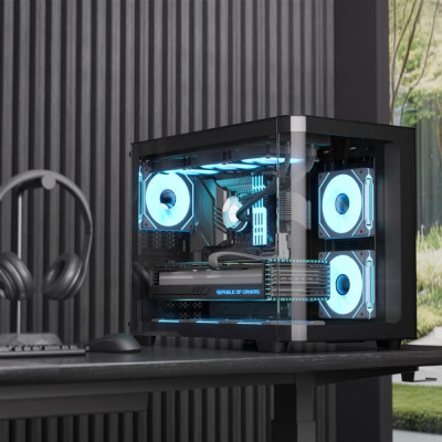 AeroCool P300C-G-BK-v1 (ACCS-PN02033.11) Black