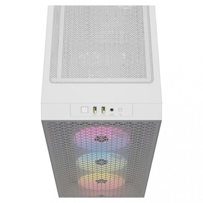 Corsair 3000D RGB Tempered Glass Mid-Tower White (CC-9011256-WW)