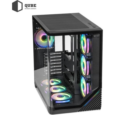 QUBE MIRAGE 7ARGB BTF Black (MIRAGE_GBNU3)