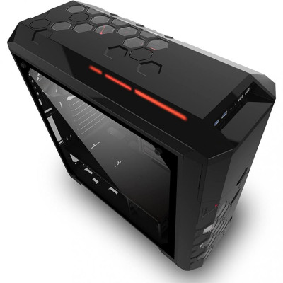 AZZA Storm 6000B RGB Tempered Glass Black (CSAZ-6000RGB/B)