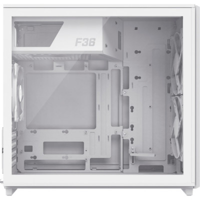 GAMEMAX F36 Tempered Glass White