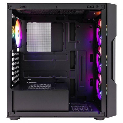 1stPlayer T7-P-BK-4F1 750W Black with window (T7-P-BK-4F1-PS-750FK-EU)