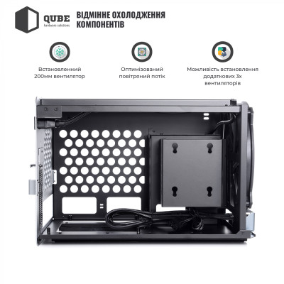 QUBE V8 Gray Patriot_V8_Ghost Printed (QBV8D_FBNU3PG)