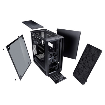 FRACTAL DESIGN Meshify C Blackout TG (FD-CA-MESH-C-BKO-TG)