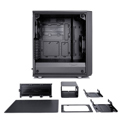 FRACTAL DESIGN Meshify C Blackout TG (FD-CA-MESH-C-BKO-TG)