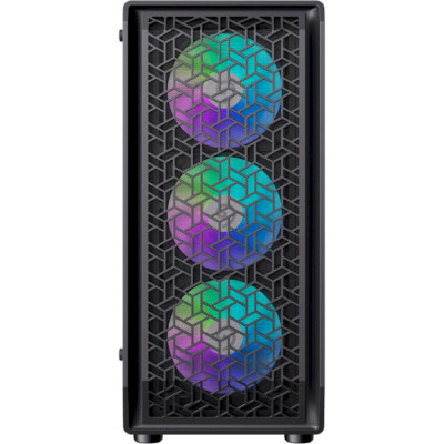 GAMEMAX Forge M Tempered Glass Black