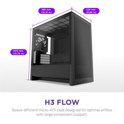 NZXT H3 Flow Black (CC-H31FB-01)