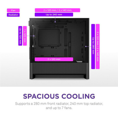 NZXT H3 Flow Black (CC-H31FB-01)