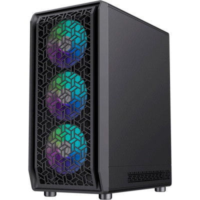 GAMEMAX Forge A Tempered Glass Black