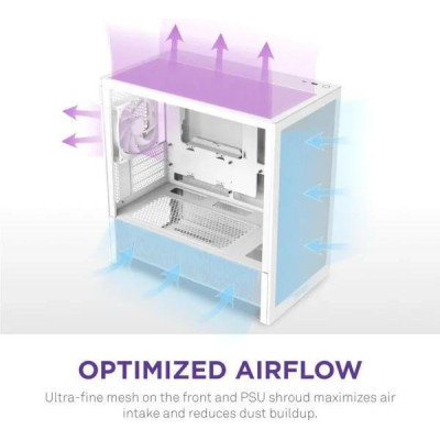 NZXT H3 Flow White (CC-H31FW-01)