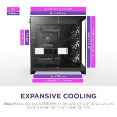 NZXT H9 Flow Black (CM-H92FB-01)