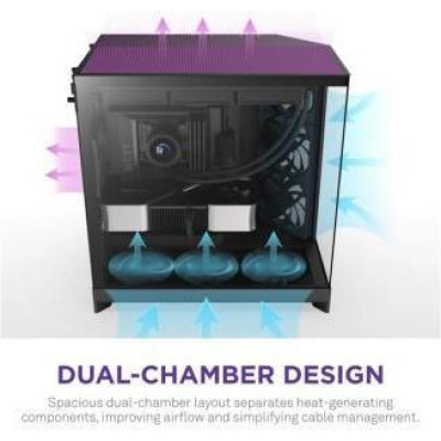 NZXT H9 Flow Black (CM-H92FB-01)