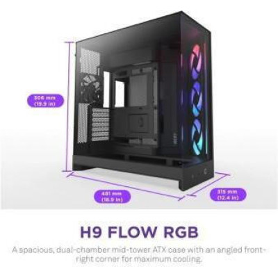 NZXT H9 Flow RGB Black (CM-H92FB-R1)