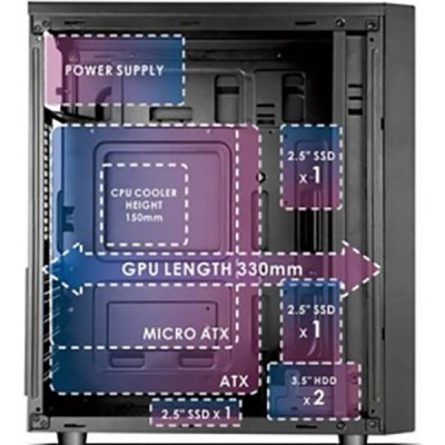 Casecom GM-86 400W Black (GM-86-400)