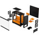 FRACTAL DESIGN Pop Air RGB Orange Core TG (FD-C-POR1A-05)