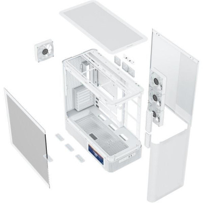 Modecom VOLCANO AQ400 ARGB MIDI WHITE (MC-A-AQ400-4FA-W)