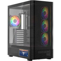 Modecom VOLCANO AQ400 ARGB MIDI BLACK (MC-A-AQ400-4FA-B)