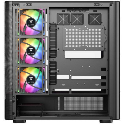 Modecom VOLCANO AQ400 ARGB MIDI BLACK (MC-A-AQ400-4FA-B)