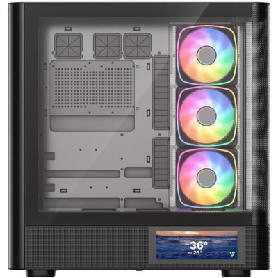 Modecom VOLCANO AQ400 ARGB MIDI BLACK (MC-A-AQ400-4FA-B)
