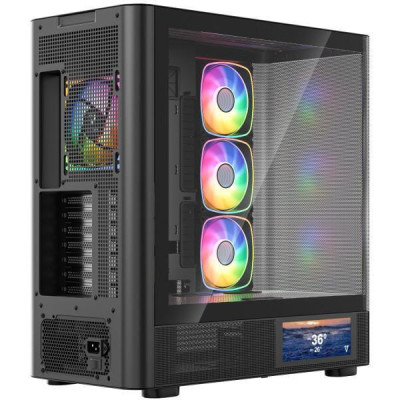 Modecom VOLCANO AQ400 ARGB MIDI BLACK (MC-A-AQ400-4FA-B)