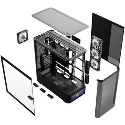 Modecom VOLCANO AQ500 ARGB MIDI BLACK (MC-A-AQ500-4FA-B)