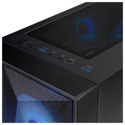 Prologix E102 Tempered Glass&Mesh Black