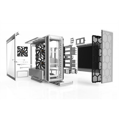 be quiet! SILENT BASE 802 Window White (BGW40)