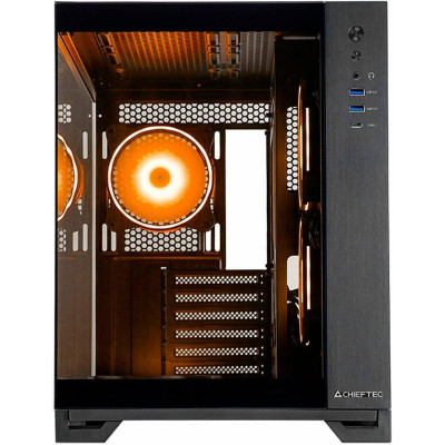 CHIEFTEC VISIO Tempered Glass Black (GM-30B-TG-OP)