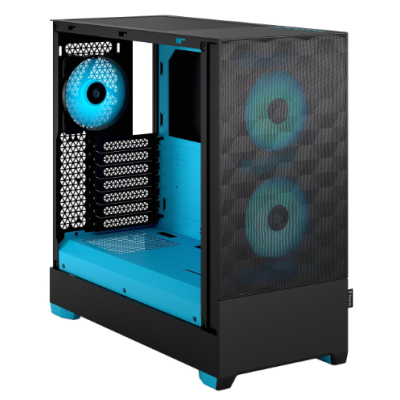 FRACTAL DESIGN Pop Air RGB Cyan Core TG (FD-C-POR1A-02)