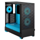 FRACTAL DESIGN Pop Air RGB Cyan Core TG (FD-C-POR1A-02)