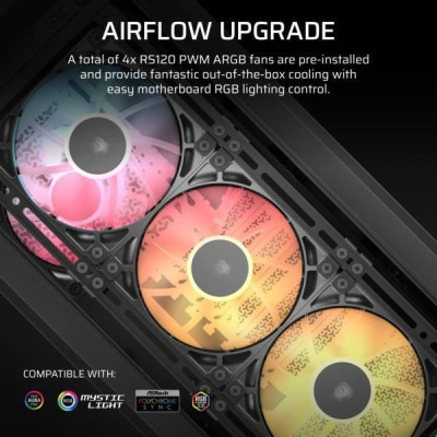 Corsair FRAME 4000D LCD RS ARGB Tempered Glass без БП (CC-9011326-WW)