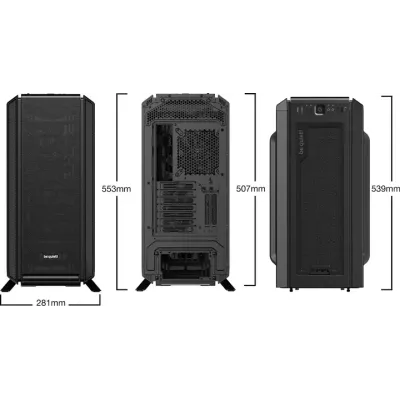 be quiet! SILENT BASE 802 Black (BG039)