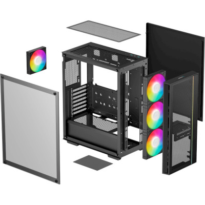 Deepcool MATREXX 55 MESH V4 Black (R-MATREXX55-BKAGA4-G-4)