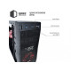 QUBE QB928A Black Red LED (QB928A_WRNU3)