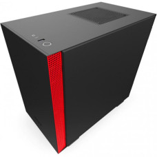 NZXT H210 Matte Black/Red (CA-H210B-BR)
