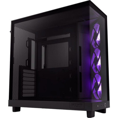 NZXT H6 FLOW RGB ALL Black (CC-H61FB-R1)