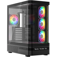 Modecom VOLCANO AQ200 ARGB MIDI BLACK (MC-A-AQ200-4FA-B)