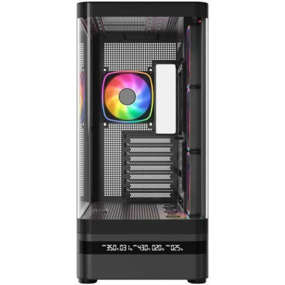 Modecom VOLCANO AQ200 ARGB MIDI BLACK (MC-A-AQ200-4FA-B)
