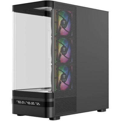 Modecom VOLCANO AQ200 ARGB MIDI BLACK (MC-A-AQ200-4FA-B)