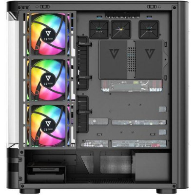 Modecom VOLCANO AQ200 ARGB MIDI BLACK (MC-A-AQ200-4FA-B)