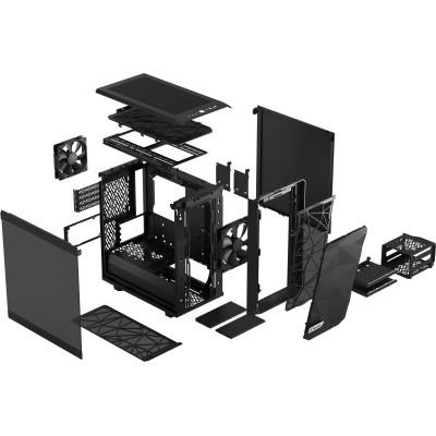 FRACTAL DESIGN Meshify 2 Mini Black TG darkTint (FD-C-MES2M-01)