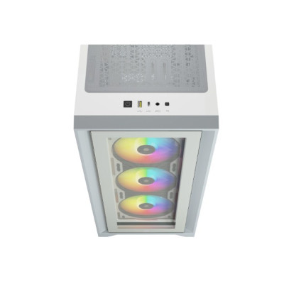 Corsair iCUE 4000X RGB Tempered Glass White (CC-9011205-WW)