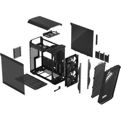 FRACTAL DESIGN Torrent Compact Black TG (FD-C-TOR1C-01)