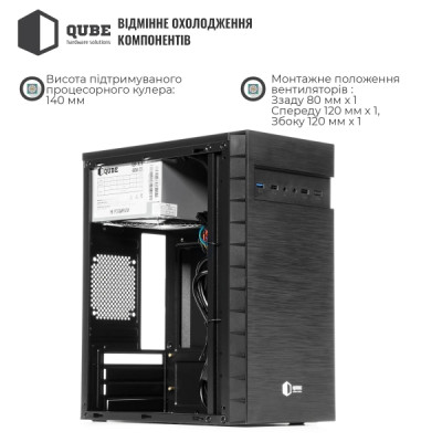 QUBE QB27M 400W Black (QB27M_MN4U3)