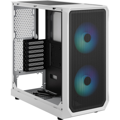 FRACTAL DESIGN Focus 2 RGB White TG ClearTint (FD-C-FOC2A-04)