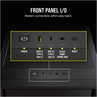Corsair iCUE 4000D RGB Airflow Black (CC-9011240-WW)