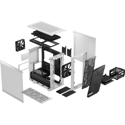 Fractal Design Meshify 2 Mini White TG clearTint (FD-C-MES2M-02)