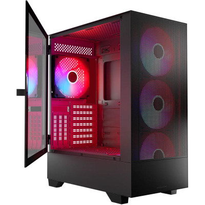 Modecom Siroco ARGB Flow Midi Black (AT-SIROCO-MG-10-00ARGB-00)