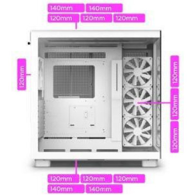 NZXT H9 Flow Matte White (CM-H91FW-01)